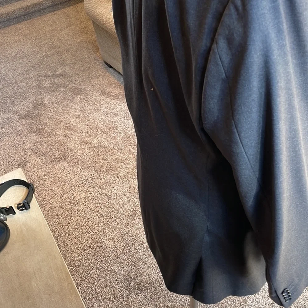 Canali mens 42R Dark Gray Solid 100% Wool 2-button Suit Jacket Sport Coat - Picture 4 of 7